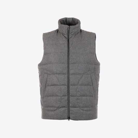 Bodywarmer grijs flannel