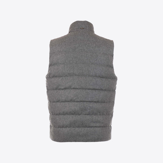 Bodywarmer grijs flannel