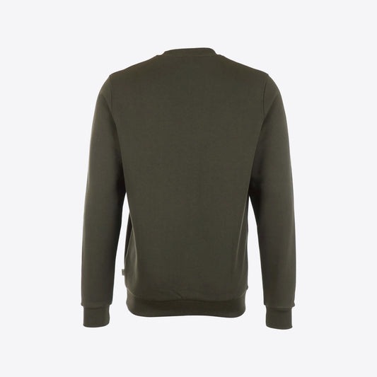 Sweater donkergroen basic