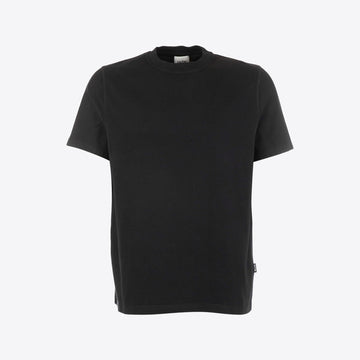 T-shirt zwart blauw logo rug  back print