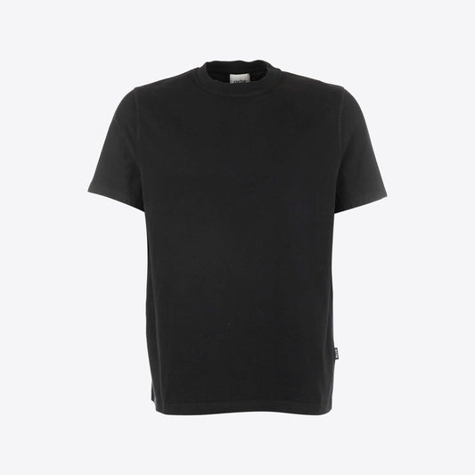 T-shirt zwart blauw logo rug  back print
