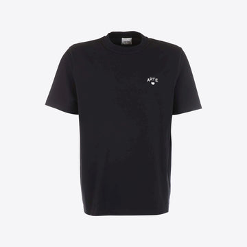 T-shirt zwart hartje klein  heart