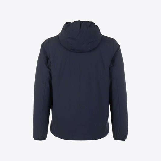 Jas donkerblauw donkerbeige omkeerbaar jack