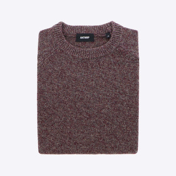 Pull bordeaux mélange