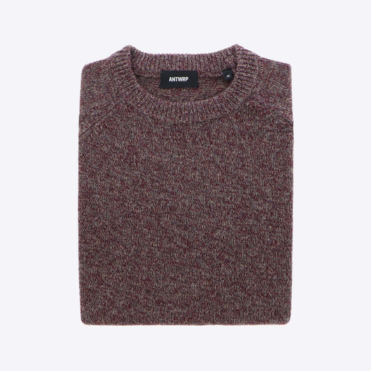 Pull bordeaux mélange