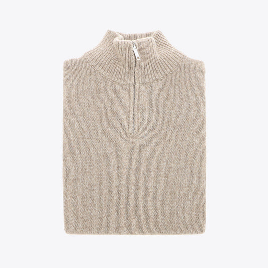 Pull beige melange