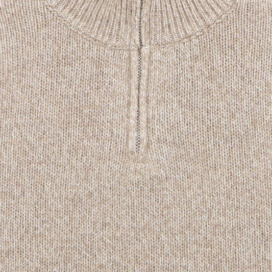 Pull beige melange