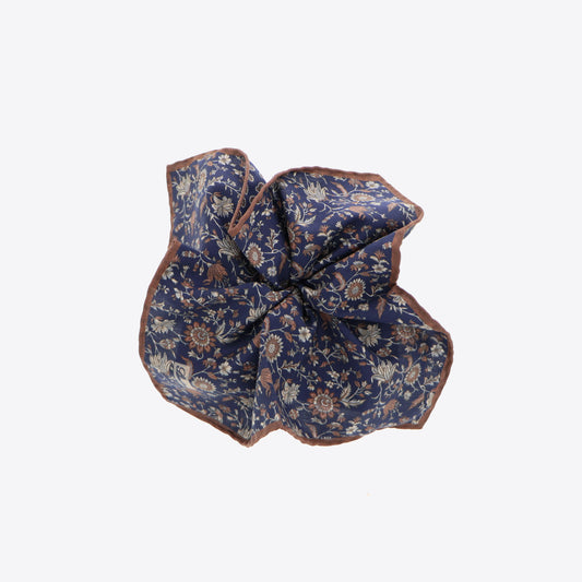 Pochet blauw omkeerbaar