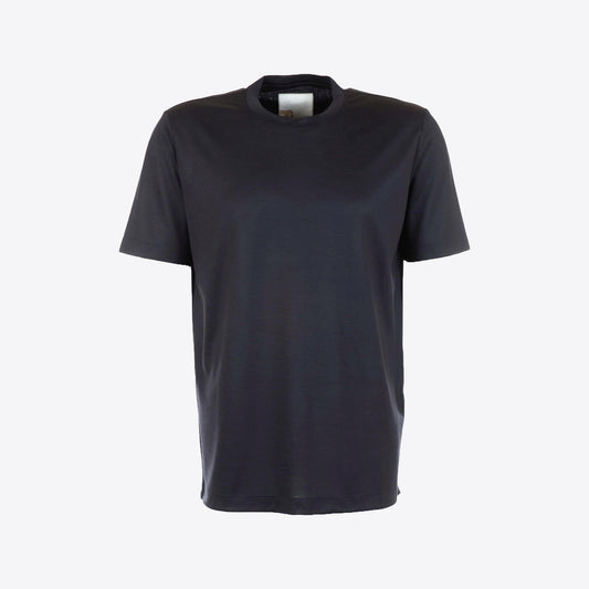 T-shirt donkerblauw wol