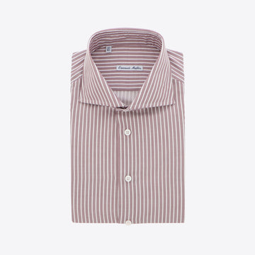 Hemd bordeaux streep