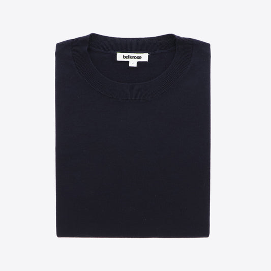 Pull donkerblauw merinos
