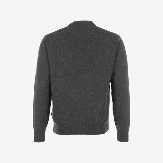 Pull donkergrijs cashmere