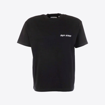 T-shirt zwart flower