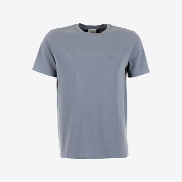 T-shirt lichtblauw washed