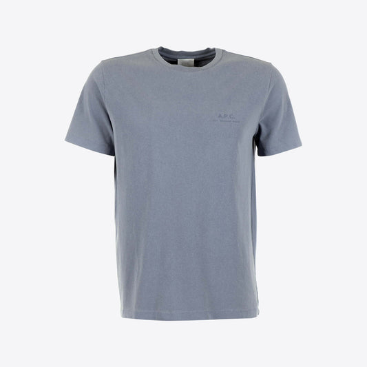 T-shirt lichtblauw washed