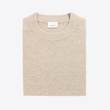 Pull lichtbeige wol