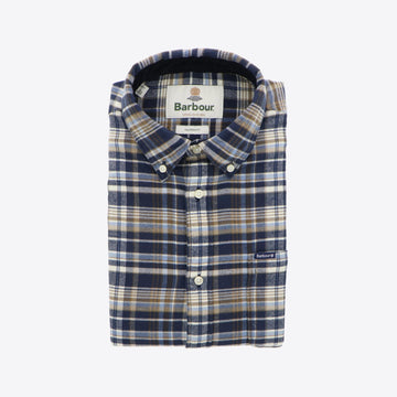 Hemd donkerblauw ruit flannel