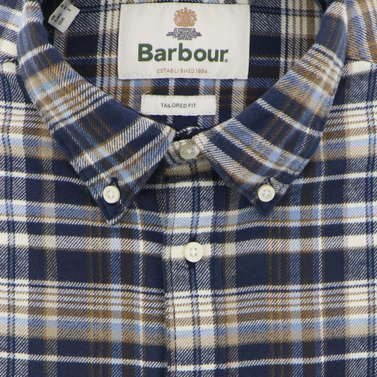 Hemd donkerblauw ruit flannel