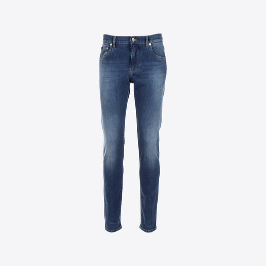 Jeans blauw slim