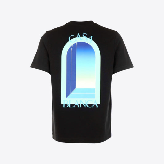 T-shirt zwart arch