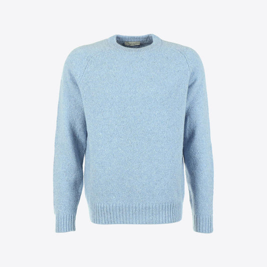 Pull lichtblauw melange