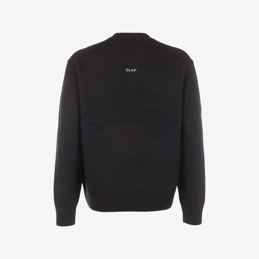 Pull zwart lamswol Essential