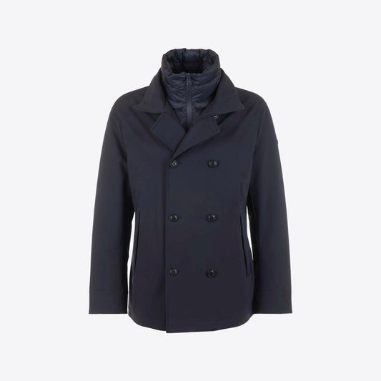 Jas donkerblauw nylon