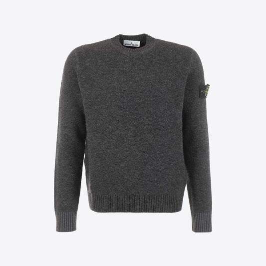 Pull donkergrijs alpaca