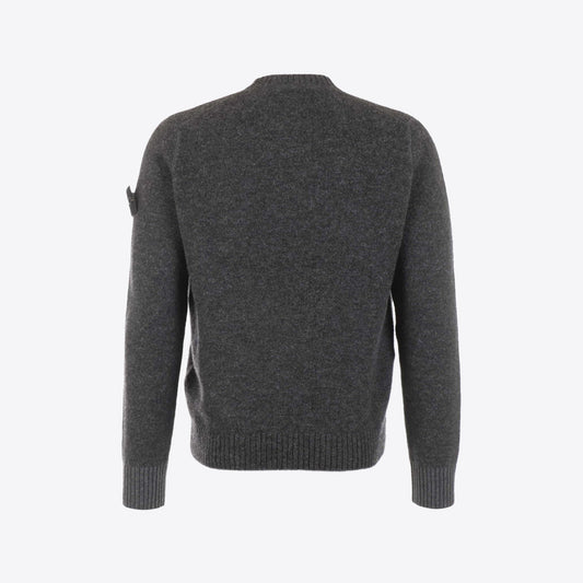 Pull donkergrijs alpaca