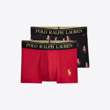 Boxershort bordeaux zwart 2 pack
