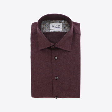 Hemd bordeaux flannel State Soft