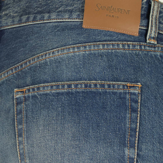 Jeans blauw recht