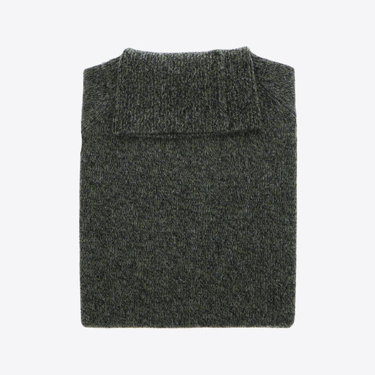 Pull kaki mélange