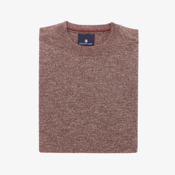 Pull bordeaux melange