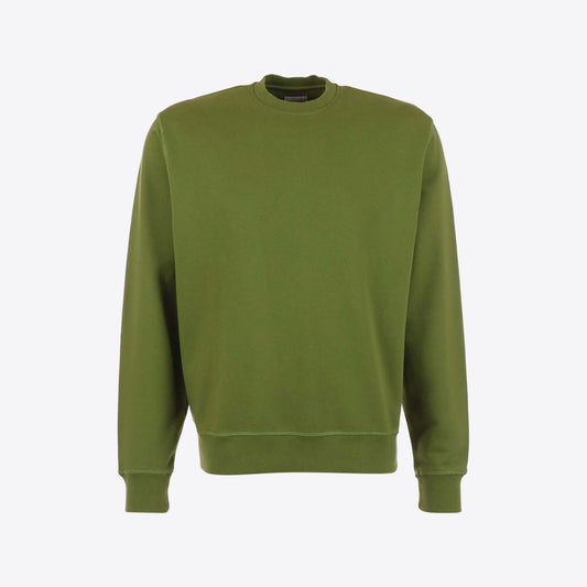 Sweater groen logo rug receipt back print