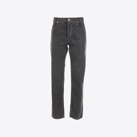 Jeans grijs velours