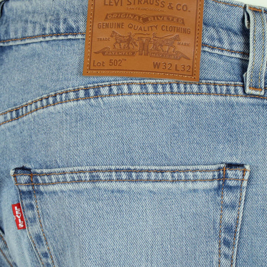 Jeans blauw taper 502