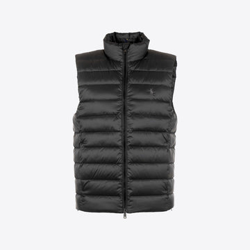 Bodywarmer zwart dons