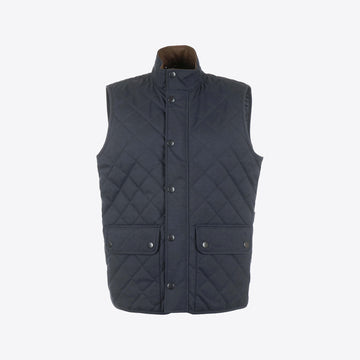 Bodywarmer donkerblauw chevron