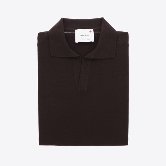Polo bruin luxe