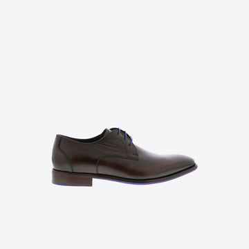 Veterschoenen bruin leder