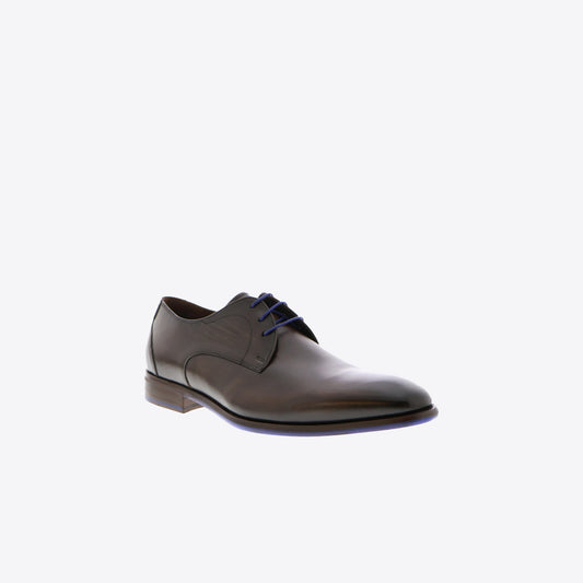 Veterschoenen bruin leder