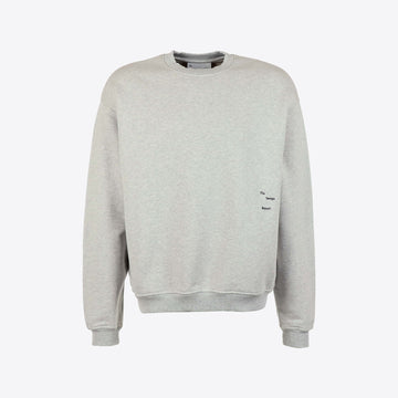 Sweater lichtgrijs  logo klein Logo Bar