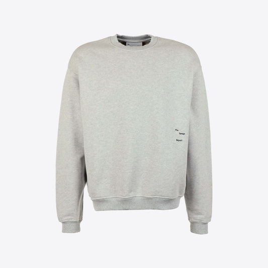 Sweater lichtgrijs  logo klein Logo Bar