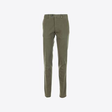 Broek kaki katoen-modal