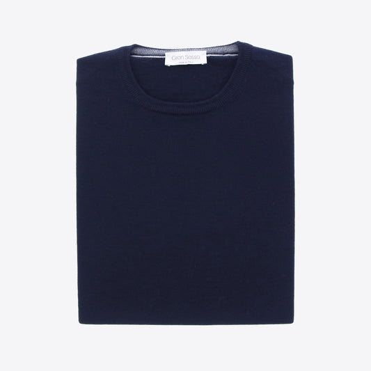 Pull donkerblauw merinos
