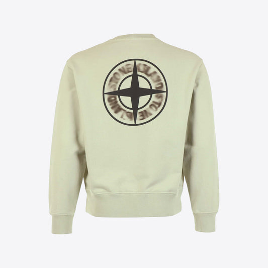 Sweater lichtbeige rug