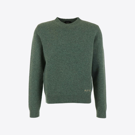 Pull groen mélange edmond