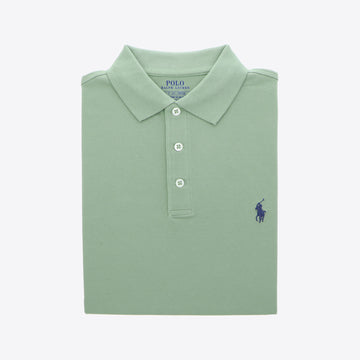 Polo groen stretch mesh