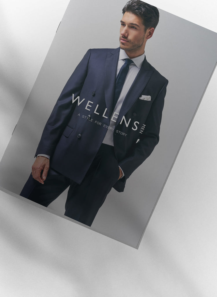 Stijlvol trouwpak voor heren van Wellens Men – download de trouwcatalogus 2026.